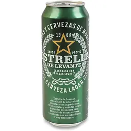 Пиво Estrella de Levante світле 4.8% з/б 0,5 л - мініатюра 3
