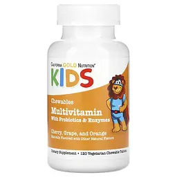 Мультивитамины для детей Chewable Multivitamins for Children 120 Tablets CGN vit0005330