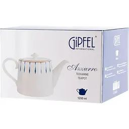 Чайник заварювальний Gipfel Azzurro 1.2 л білий (40726) - мініатюра 2