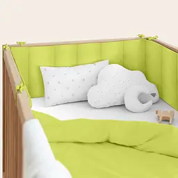 Бортики в дитяче ліжечко Cosas Lime 30 х 60 см (WeltBed_70Lime_30x60) - мініатюра 2