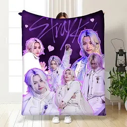 Плед плюшевий 3D Stray Kids Felix №1 160х200 см