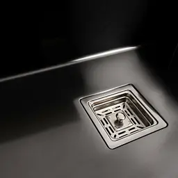 Кухонна мийка Platinum Handmade 65x45 (650x450x230 мм) PVD чорна HSB, Чорний - мініатюра 6