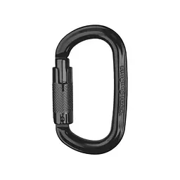 Карабін Singing Rock Ozone Triple Lock oval gate Чорний