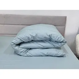 Підковдра Ecotton Aqua Grey сатин 150х215 см сіро-блакитна (24768) - мініатюра 2
