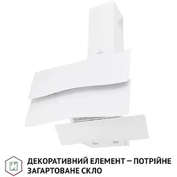 Витяжка Perfelli DNS 6482 D 850 WH LED - мініатюра 3