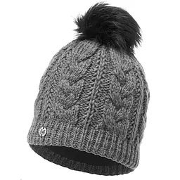 Шапка Buff Knitted & Polar Hat Darla Темно-сірий