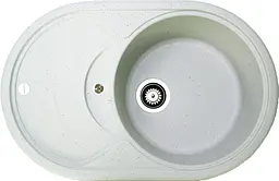 Кухонна мийка Adamant Shell 770x495x200 old stone 249223, Сірий