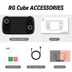 Ретро ігрова приставка Anbernic RG Cube 128GB Black [109009] - мініатюра 4