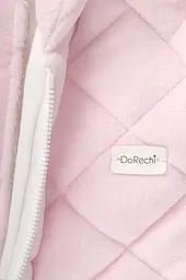 Комбінезон демісезонний велюровий DoRechi для виписки з пологового Зефір зріст 56-62 см (0-3 місяці) Рожевий - мініатюра 5