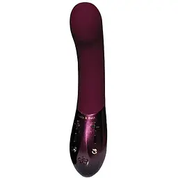 Вібратор Hot Octopuss Kiiroo Kurve 19.4 см бордовий