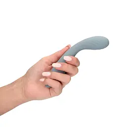 Вібратор Loveline Ultra Soft Silicone G-Spot 20 см (сірий) - мініатюра 14