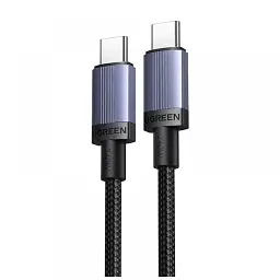 Дата кабель USB-C to USB-C 0.5m 100W 480Mbps black Ugreen (65831) - мініатюра 2