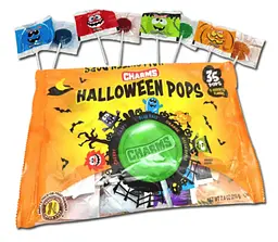 Льодяники на паличці Charms Halloween Pops 35 шт, 210г - мініатюра 2