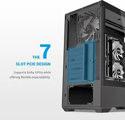 Корпус SAMA V40 без БЖ (V40-BKADA6X1-GL) Black - мініатюра 10