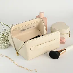Органайзер-косметичка МВМ My Home Пектораль 210х110х105 мм бежевий (FH-57 BEIGE) - мініатюра 2