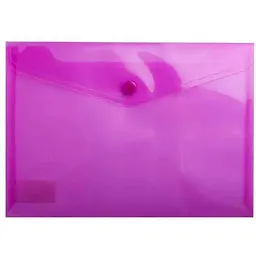 Папка-конверт BUROMAX на кнопці А5 рожева BM.3936-10