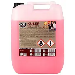 Антифриз K2 Kuler -35°C червоний G12 22кг W406C - мініатюра 2