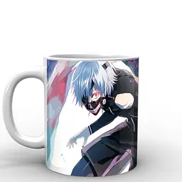 Кухоль GeekLand Tokyo Ghoul Токійський гуль головний герой TG.02.015 330 мл білий - мініатюра 2