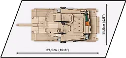 Конструктор Cobi Танк M1A2 Abrams, масштаб 1:35, 975 деталей (COBI-2622) - мініатюра 10