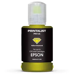 Чорнило PRINTALIST для Epson 140г Yellow водорозчинне (PL-INK-EPSON-Y) - мініатюра 1