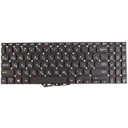 Клавіатура для ноутбука ASUS X512J, X512F чорна, без фрейму (KB314546)