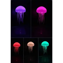 Підвісний нічник-лампа "Медуза" RGB 5W Білий, нічник у дитячій на акумуляторі, лампа нічник/світильник - мініатюра 3