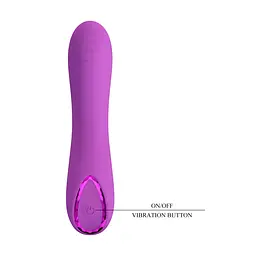 Вібратор Pretty Love DJ Dick Purple - мініатюра 7