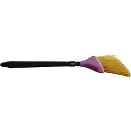 Віник Zambak Plastik №1 пластмасовий зі з'ємною ручкою 15х67см фіолетовий (ZP-260v) - мініатюра 3