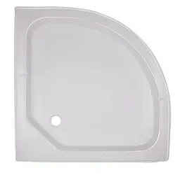 Набір Lidz Душова кабіна Latwa SC80x80.SAT.LOW.GR, напівкругла, скло тоноване 4 мм + Душовий піддон Kapielka ST80x80x15 - мініатюра 8