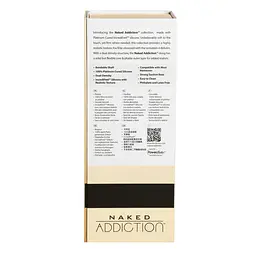 Фалоімітатор Naked Addiction – 9” Silicone Dual Density Bendable Dildo - Vanilla - мініатюра 10