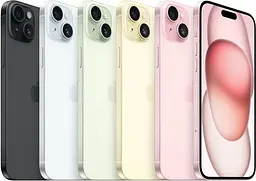 Смартфон Apple iPhone 15 Plus 128GB Pink (MU103) - мініатюра 5