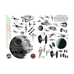 Стікер-наклейка ABYstyle Star Wars — Battleships блістер, 100х70 см (ABYDCO058_B)