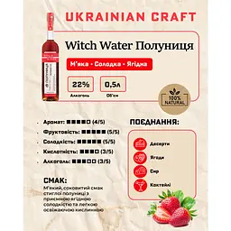 Настоянка плодова Witch Water Полуниця 22% 0.5 л - мініатюра 5