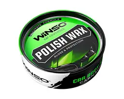 Віск для кузова твердий карнауба Polish Wax з губкой POLISH WAX 230г WINSO