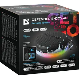 Акустична система 1.0 Defender Enjoy 40 7Вт Magnet/BT/IPX4/FM/TF/TWS - мініатюра 7