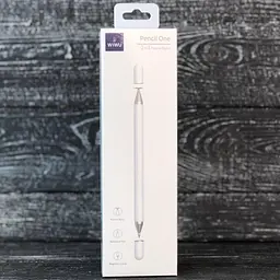 Стилус-ручка 2 в 1 Wiwu Pencil One універсальний білий