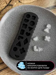Дитячий силіконовий пульт прорізувач гризунець для зубів ясен немовлят малюка охолоджувальний гризунок текстурований мякий безпечний гризунки іграшка гризуни масажер чорний - мініатюра 6