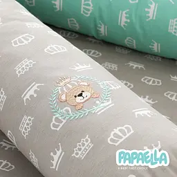 Бортик-валик у ліжечко Papaella Корона захисний (8-34533 корона) - мініатюра 10