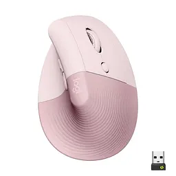 Миша комп'ютерна Logitech Lift Vertical Ergonomic Mouse Rose (910-006478, 910-006487)