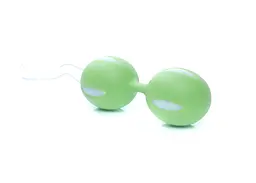 Вагінальні кульки Boss Series Smartballs, 19 см, зелений - мініатюра 2
