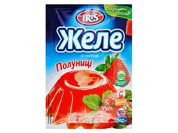 Желе IRIS 90г Полуниці зі смаком