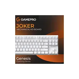 Клавіатура GamePro Genesis Joker MK124W Outemu Red Switch USB UA White (MK124W) - мініатюра 8