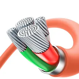 Кабель USB to Lightning для iPhone iPad Baseus Data Cable (1m, 2.4A, 480 Mbps). Orange (P10368803731-00) - мініатюра 5