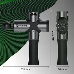 Перкусійний м'язовий масажер Booster Pro 3 (6 насадок) - мініатюра 4