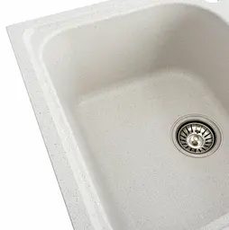 Кухонна мийка VALESO 7950 EQUATORIA матова Біла в крапку (SP000047090) - мініатюра 4