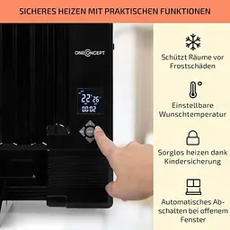 Масляний обігрівач OneConcept Wallander 600W (10033099) - мініатюра 5
