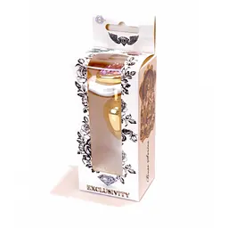Анальна пробка з кристалом B-Series Jewellery Gold Heart Plug Rose, 7х2,7 см, рожевий - мініатюра 7
