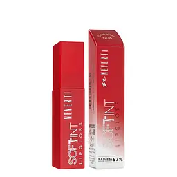 Блиск тінт для губ Neverti Soft Tint Lipgloss (NP802), 001 Рожево-коричневий