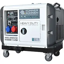 Генератор дизельний Konner&Sohnen KS 9300DE-1/3 ATSR [117116] - мініатюра 2