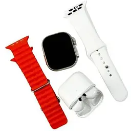 Смарт-годинник Fendior S30 Pro Max+TWS Orange - мініатюра 2